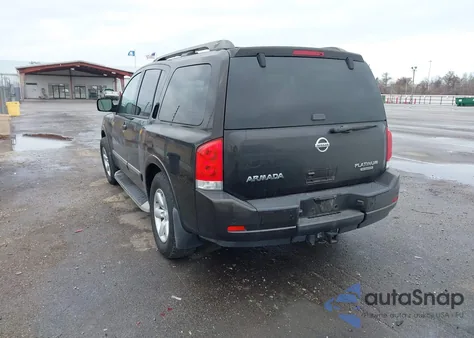 2015 Nissan Armada Platinum z USA, uszkodzony, nr VIN 5N1BA0NF8FN608455
